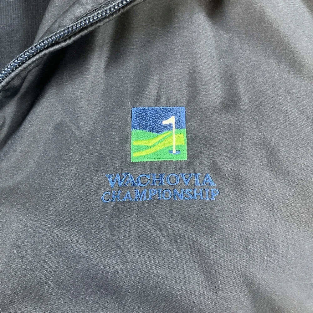 Polo Ralph Lauren Golf Navy Blue Jacket‎ Wachovia Championship Size Large